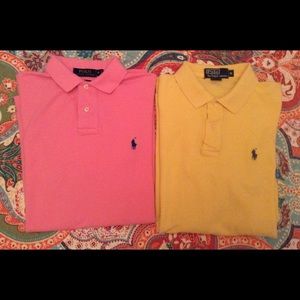 2 Ralph Lauren Polos, Sz. Med.